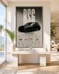 Audi RS6 Avant Wall Art Print | Premium Automotive Poster