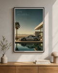 Porsche GT3 RS Wall Art Print | Villa Lifestyle Automotive Poster